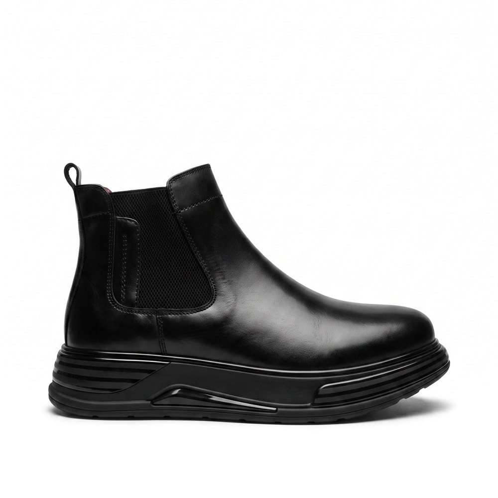Erkek Deri Casual Bot 20001 - Siyah - 40