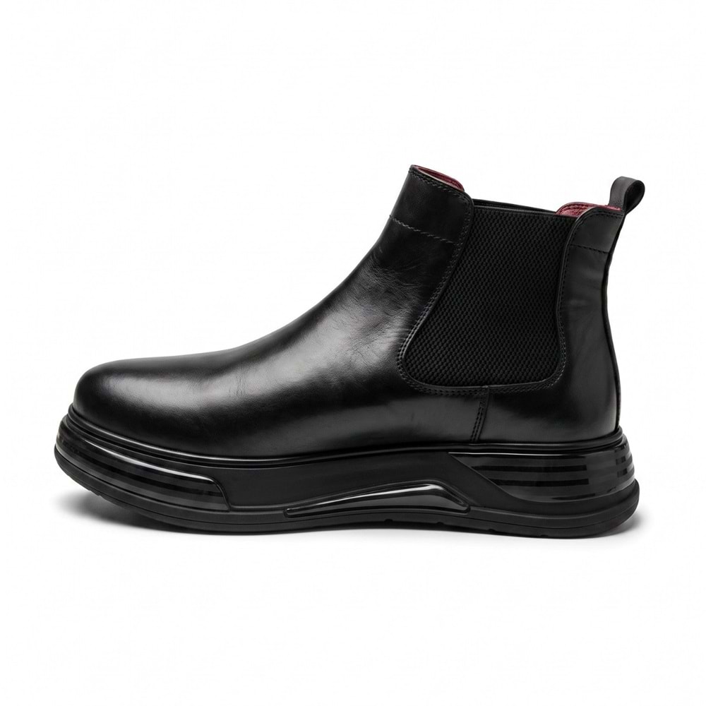 Erkek Deri Casual Bot 20001 - Siyah - 40
