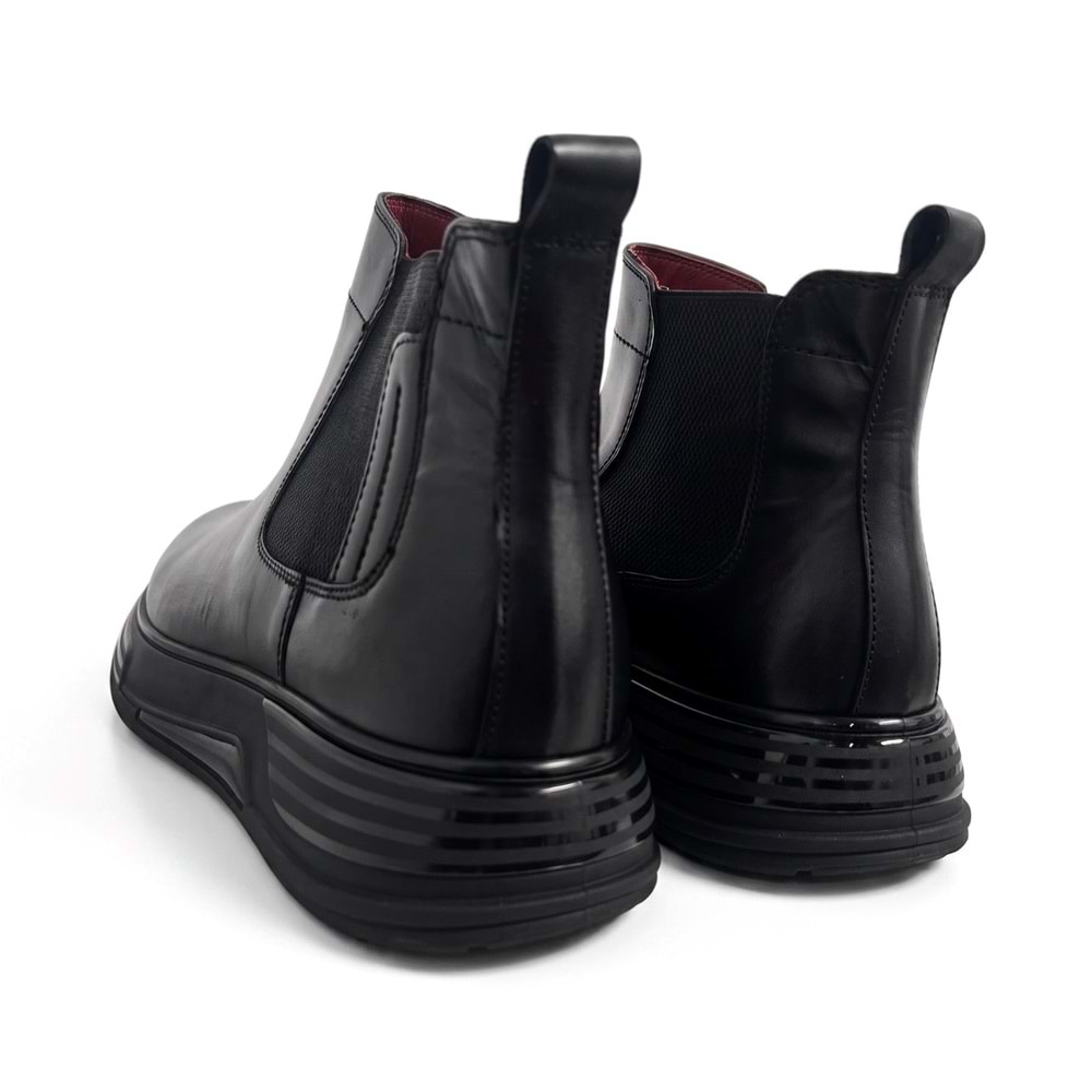 Erkek Deri Casual Bot 20001 - Siyah - 40