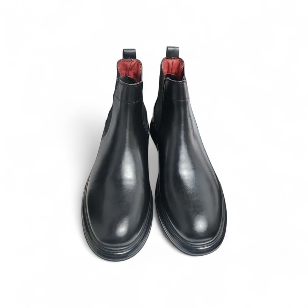 Erkek Deri Casual Bot 20001 - Siyah - 42