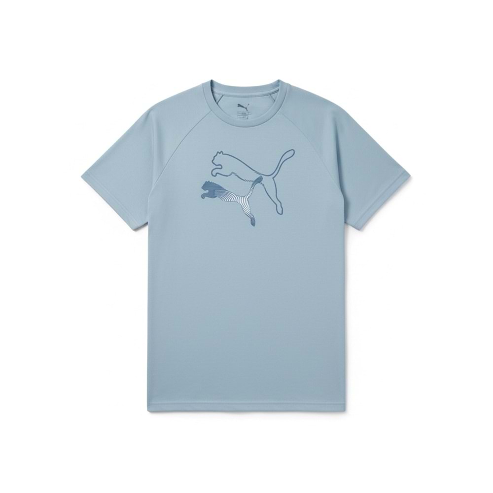 Puma Evostripe Graphic Tee Tshirt 69189647 - Mavi - L