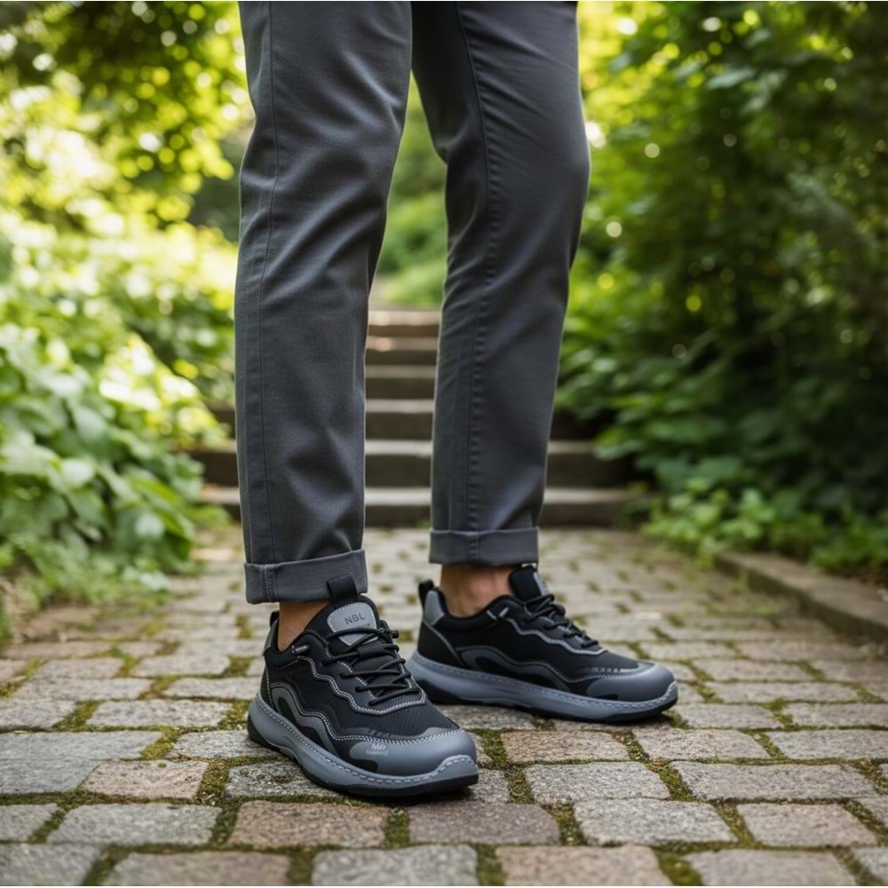 Erkek Relax Fit Spor Ayakkabı 5039 - Siyah - 41