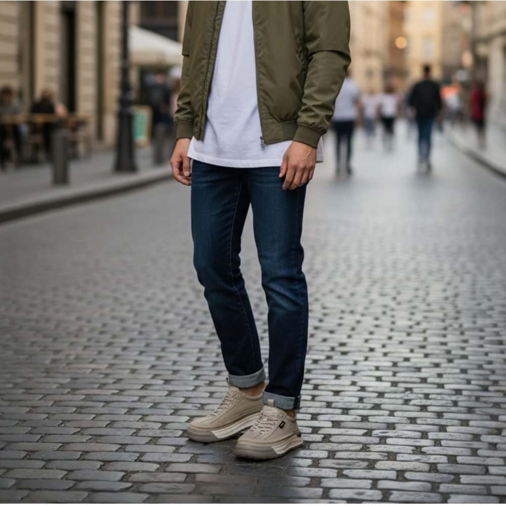 Erkek Comfort Fit Spor Ayakkabı 5033B - Bej - 41