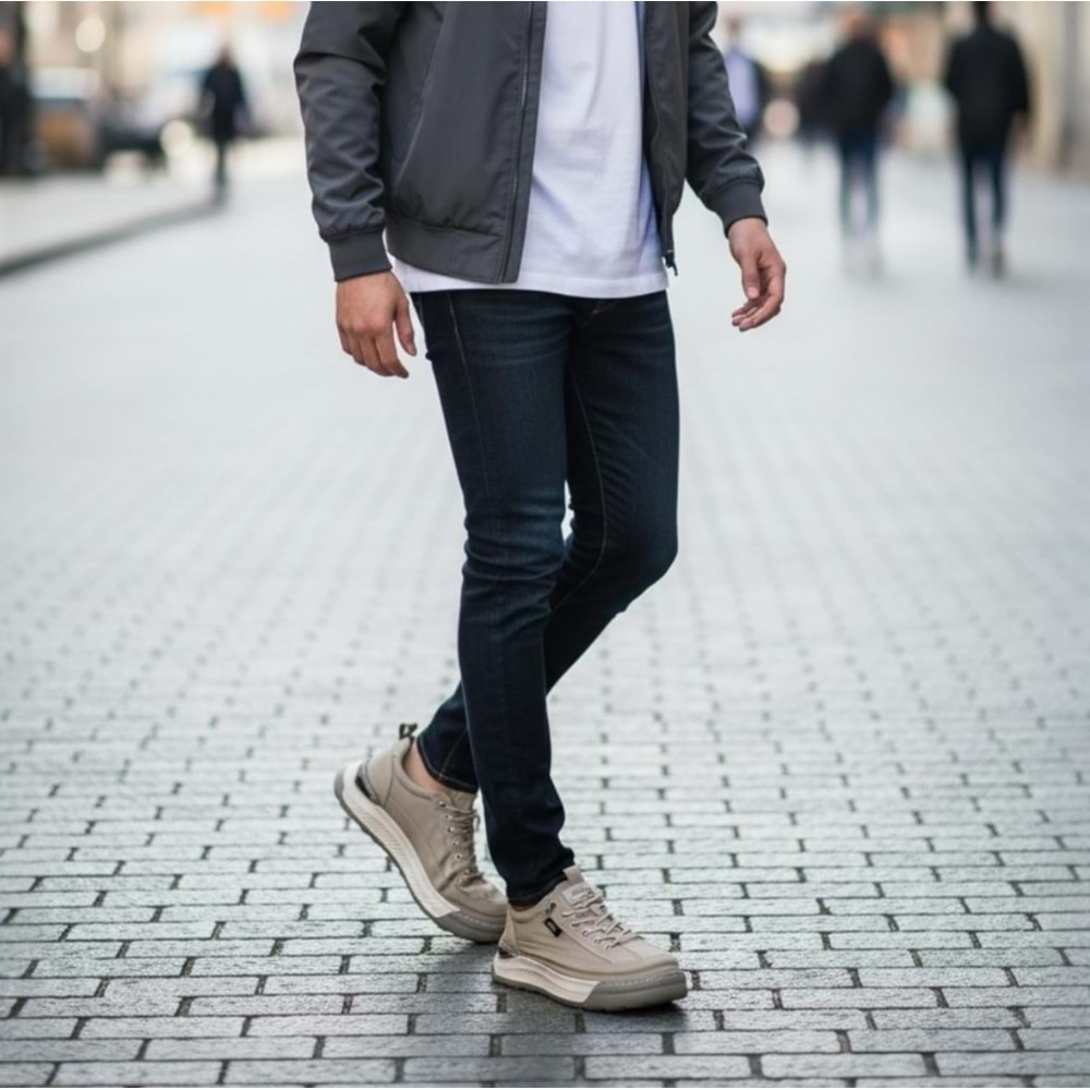 Erkek Comfort Fit Spor Ayakkabı 5033B - Bej - 41