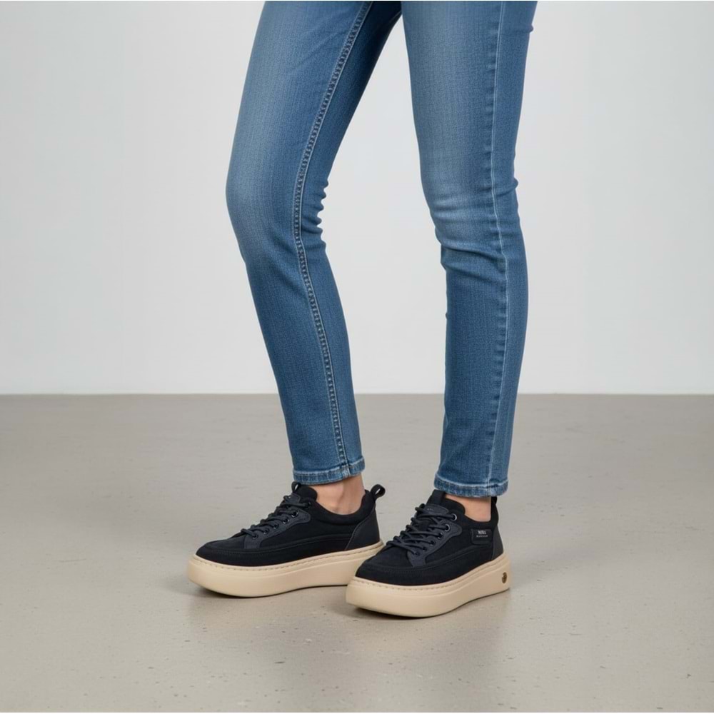 Kadın Premium Comfort Spor Ayakkabı 5038S - Siyah - 39