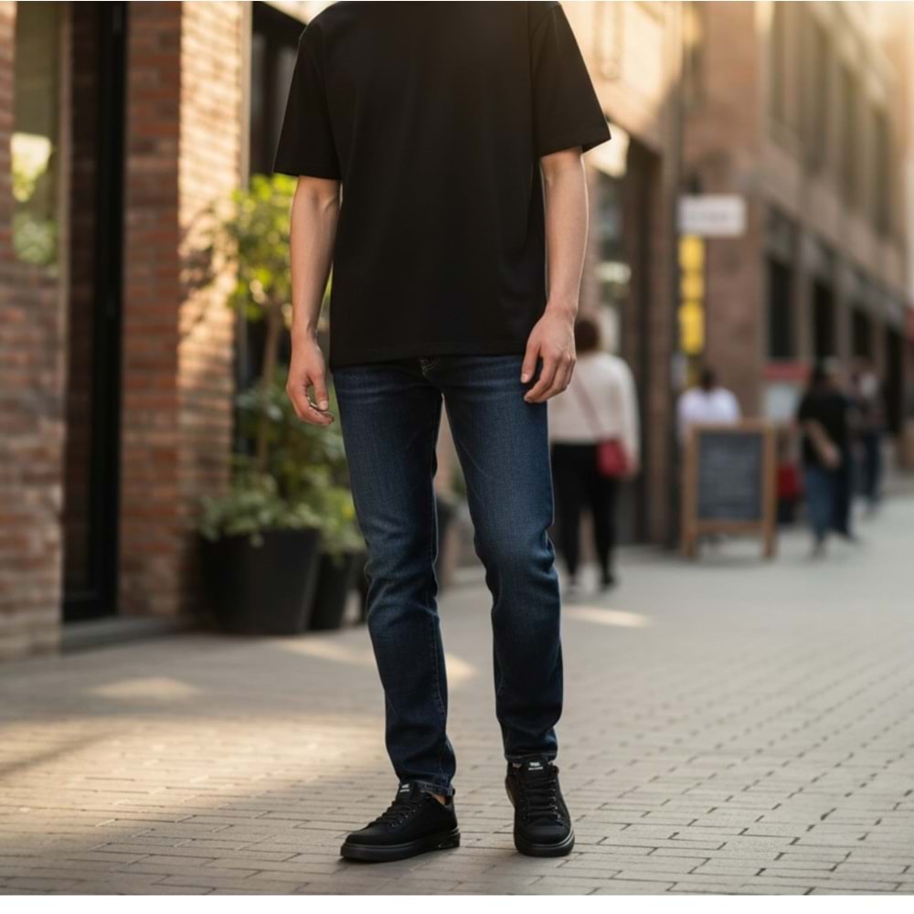 Nbl Unisex Rahat Taban Günlük Spor Ayakkabı 5012S - Siyah - 37