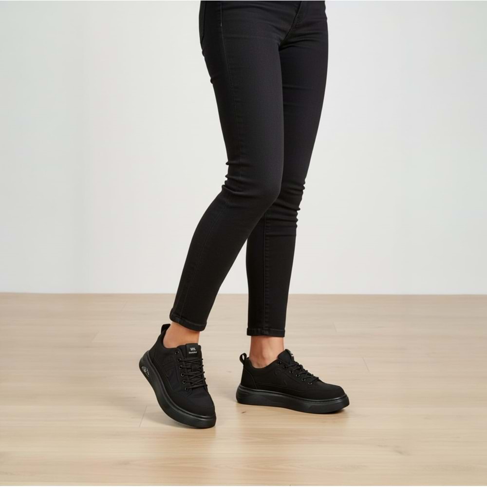 Nbl Unisex Rahat Taban Günlük Spor Ayakkabı 5012S - Siyah - 40