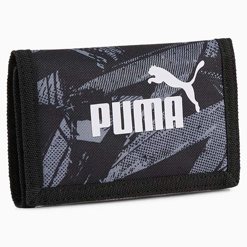 Puma Phase AOP Siyah Grafik Desenli Unisex Cüzdan 054758 05 - Siyah - STANDART