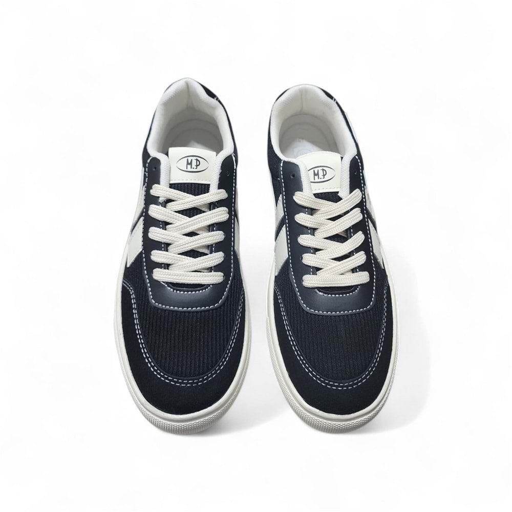 M.P Erkek Sports Casual Günlük Ayakkabı 6574SB - Siyah-Beyaz - 40
