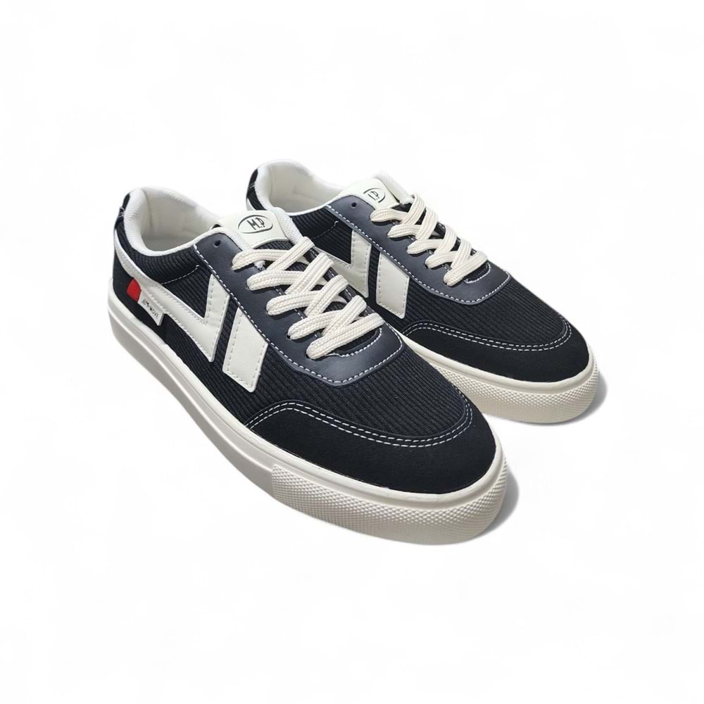 M.P Erkek Sports Casual Günlük Ayakkabı 6574SB - Siyah-Beyaz - 41