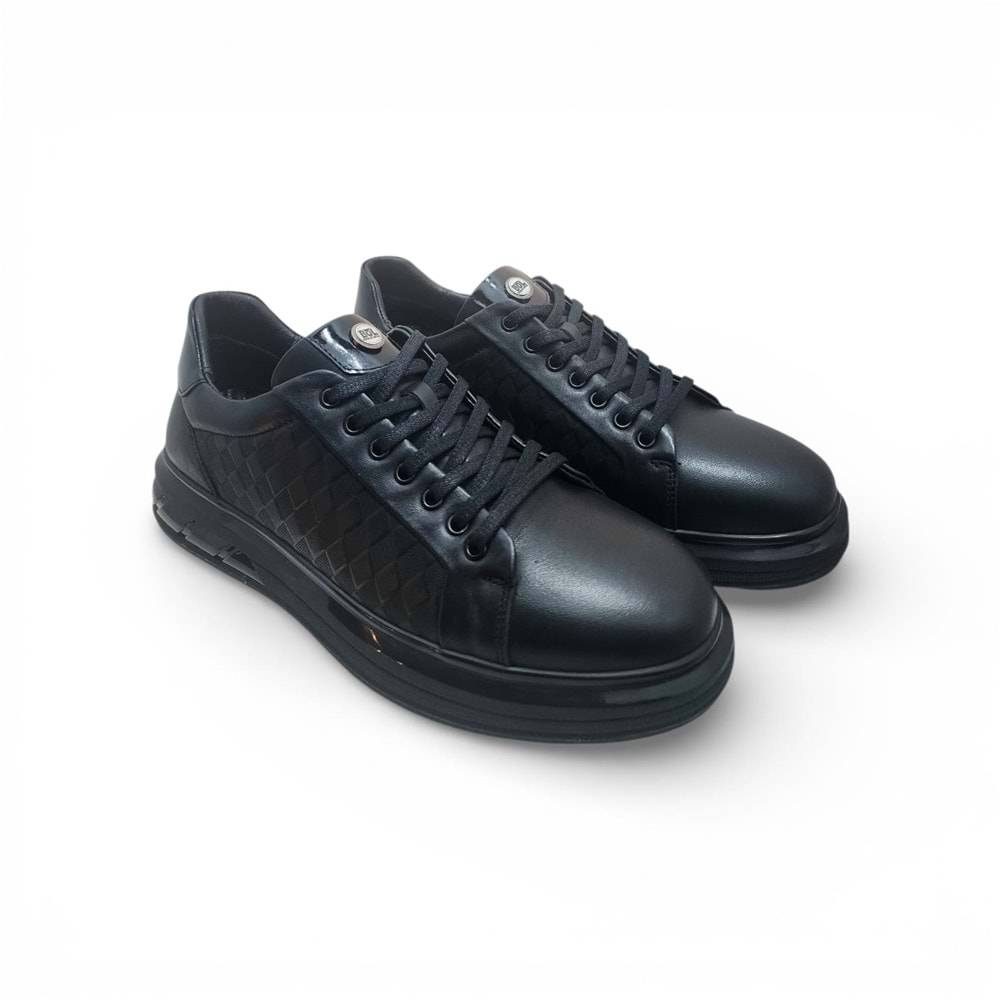 Bulldozer Erkek Deri Comfort Günlük Ayakkabı 261251 - Siyah - 41