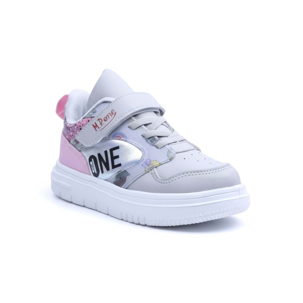 M.P Çocuk Spor Ayakkabı 3402Z - Gri-Lila - 33