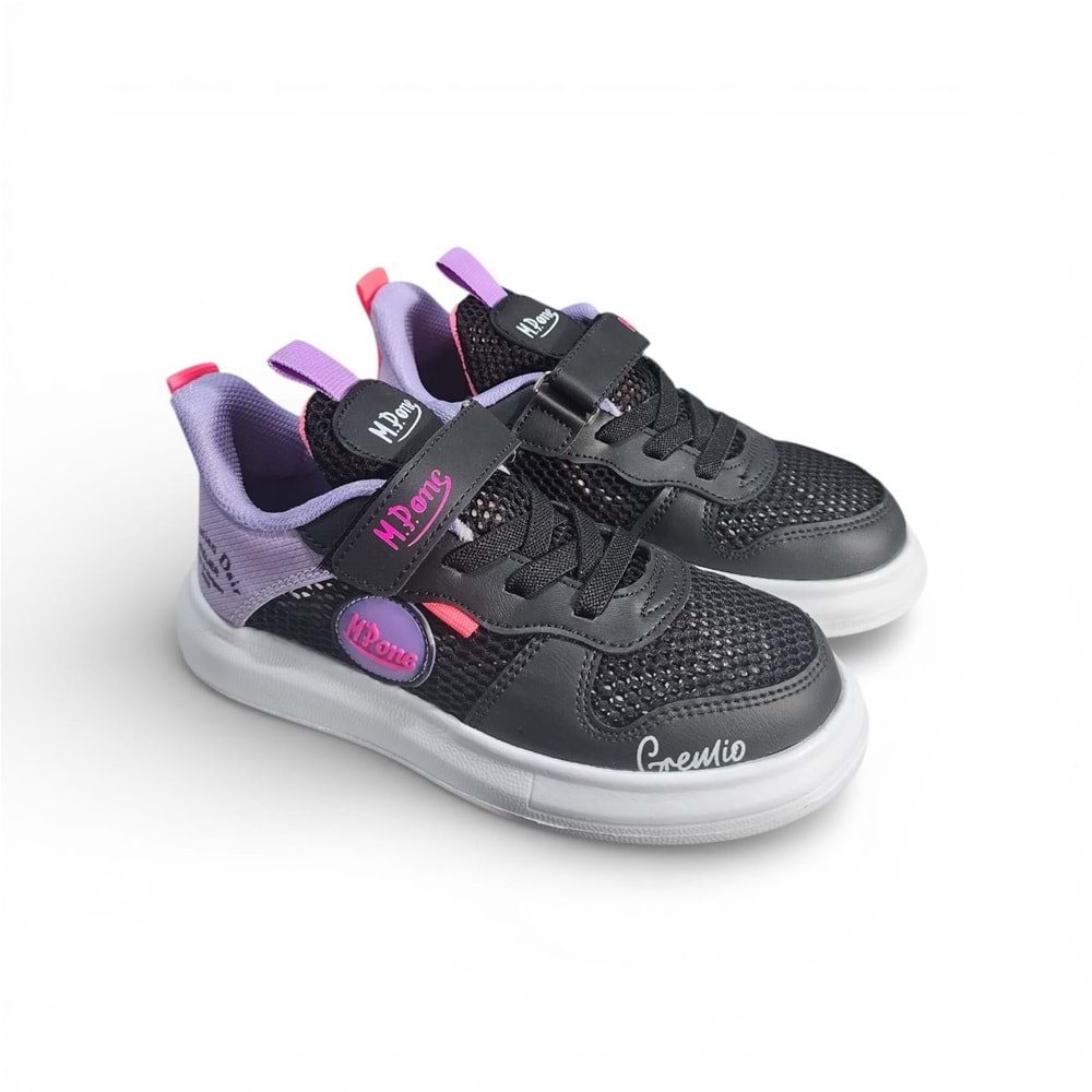 Çocuk Örgü Spor Ayakkabı 3405 - Siyah - 33