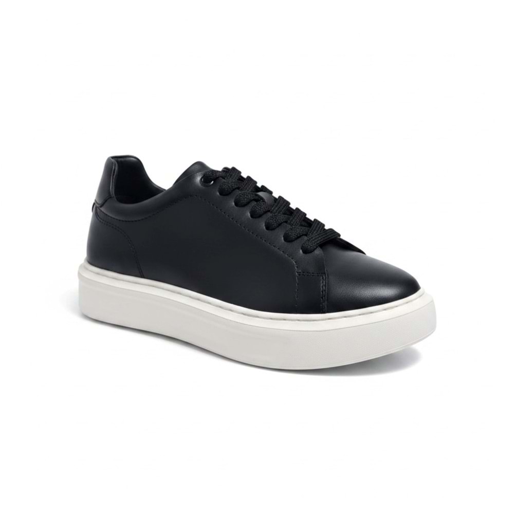 Erkek Deri Comfort Casual Ayakkabı 18661SB - Siyah - 41
