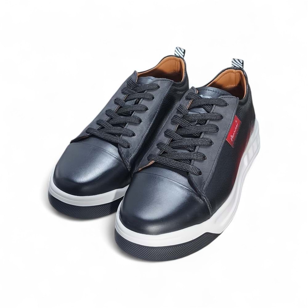 Erkek Deri Casual Günlük Ayakkabı 15810 - Siyah - 42