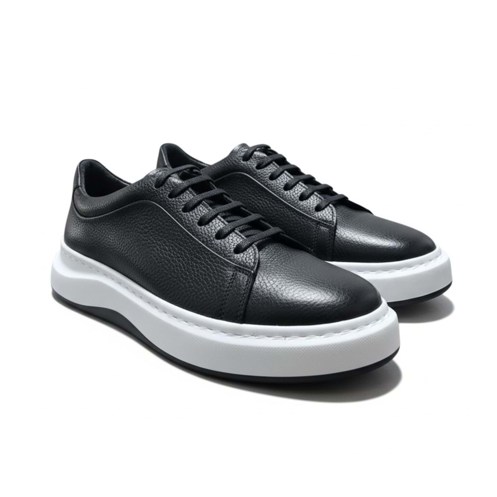 Nordhan Erkek Deri Casual Premium SC-1616S - Siyah - 41