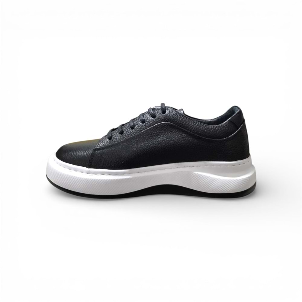 Nordhan Erkek Deri Casual Premium SC-1616S - Siyah - 42