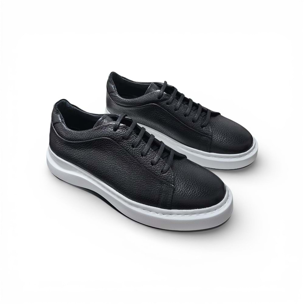 Nordhan Erkek Deri Casual Premium SC-1616S - Siyah - 42