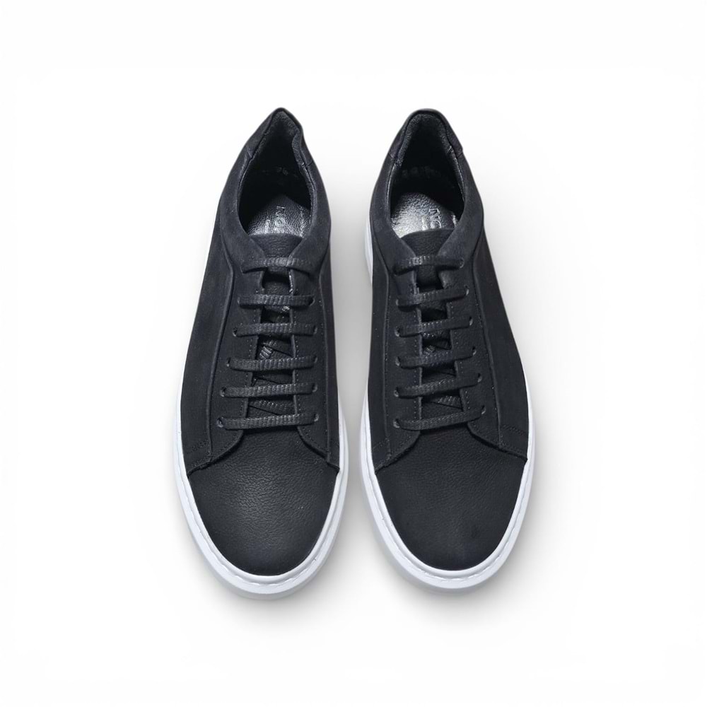 Nordhan Erkek Nubuk Deri Casual Günlük Ayakkabı ND-1616S1 - Siyah - 43