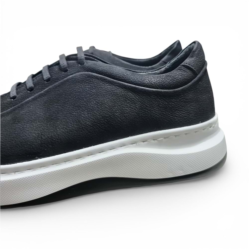 Nordhan Erkek Nubuk Deri Casual Günlük Ayakkabı ND-1616S1 - Siyah - 43