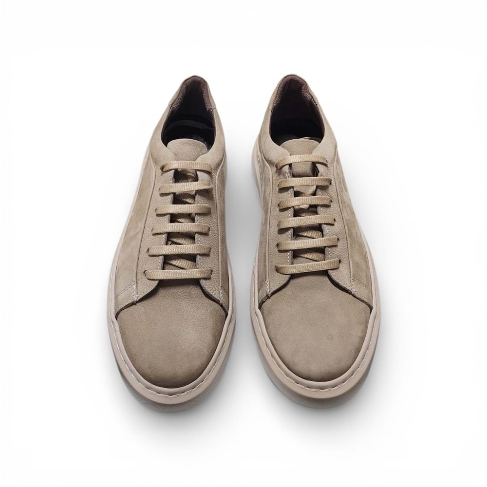 Nordhan Erkek Nubuk Deri Casual Günlük Ayakkabı ND-1616V - Vizon - 41