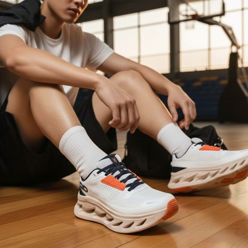 QDE Profesyonel Erkek Basketbol Spor Ayakkabısı 183253805E - Bej - 42,5