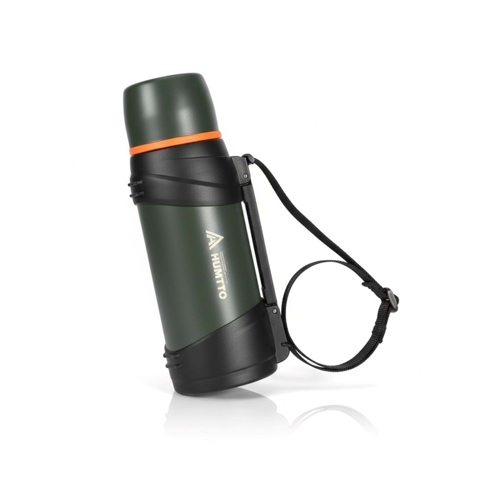 Humtto Travel Pot Paslanmaz Çelik 1600 ML Termos HB202417 - Haki - 1600ML