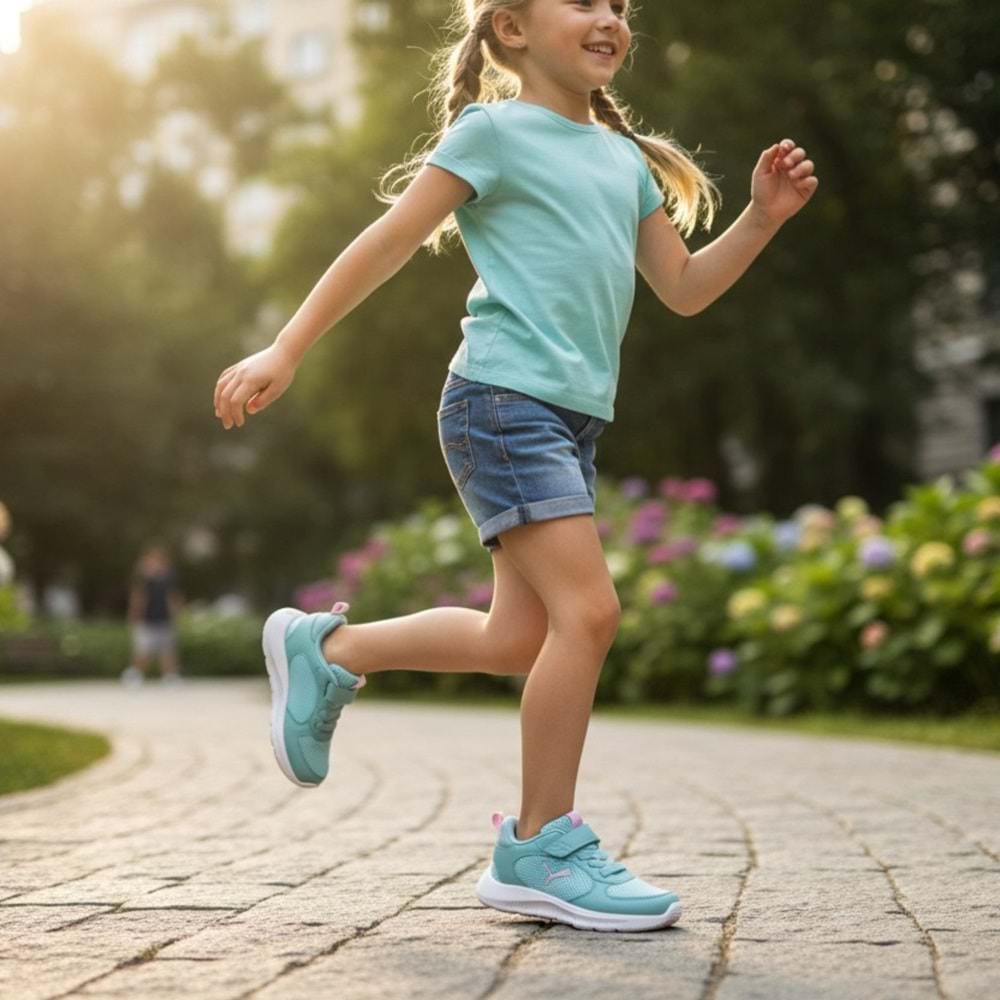 Puma Fun Racer 2 AC+ Çocuk Spor Ayakkabı 40058011 - Su Yeşili - 32