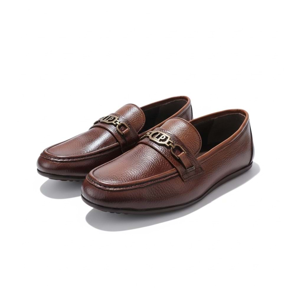 Erkek Deri Casual Ayakkabı 2000 - Kahve - 41