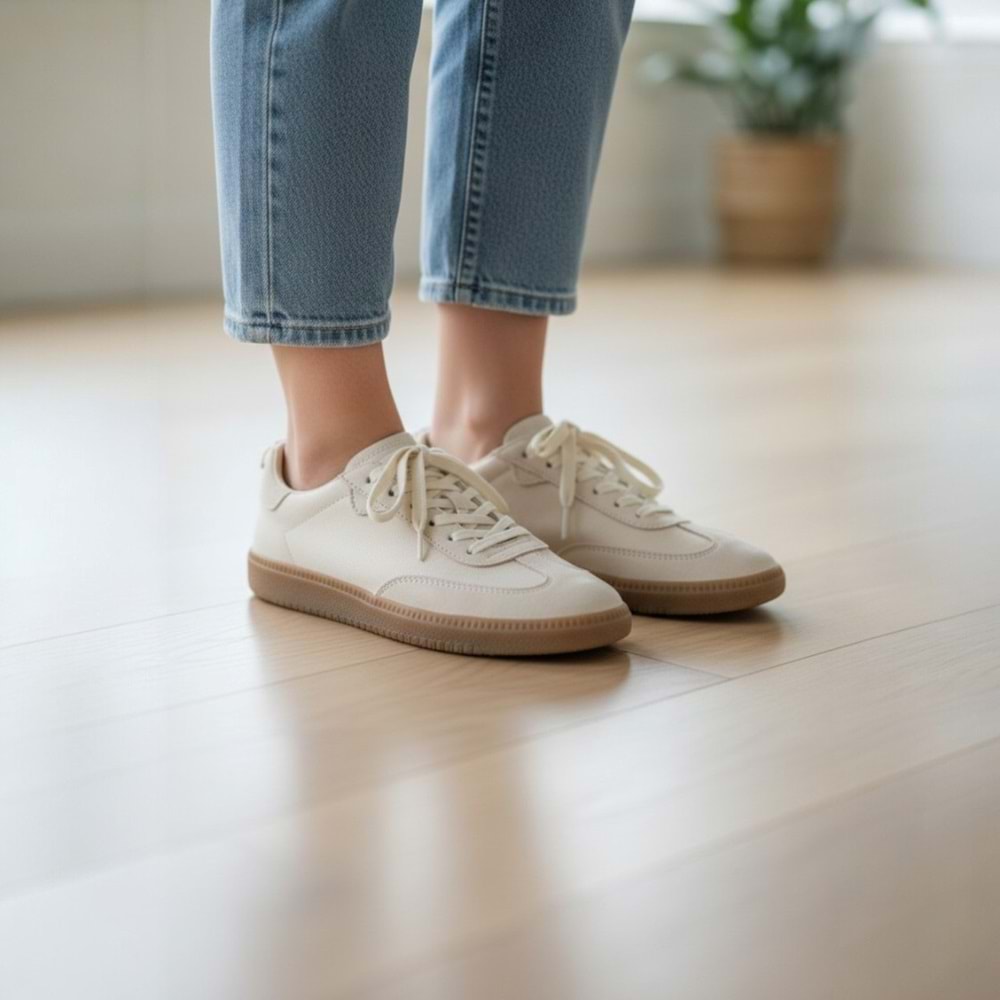 Kadın Deri Günlük Comfort Ayakkabı 261507 - Bej - 40