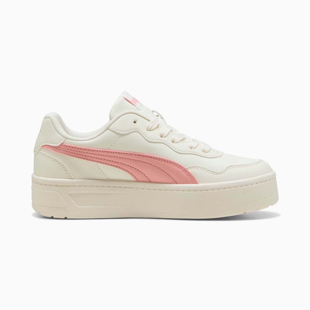 Puma Kadın Court Lally Skye Spor Ayakkabı 40036804 - Bej-Pembe - 38