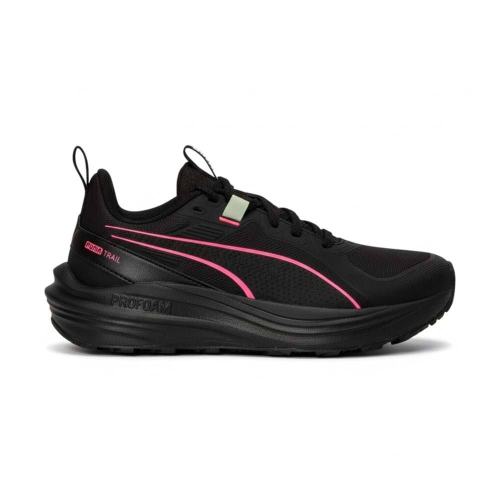 Puma Flare Pro Trail Kadın Spor Ayakkabı 31173216 - Siyah-Pembe - 36