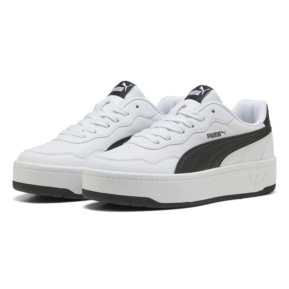 Puma Unisex Court Lally Skye Spor Ayakkabı 40036803 - Siyah-Beyaz - 38