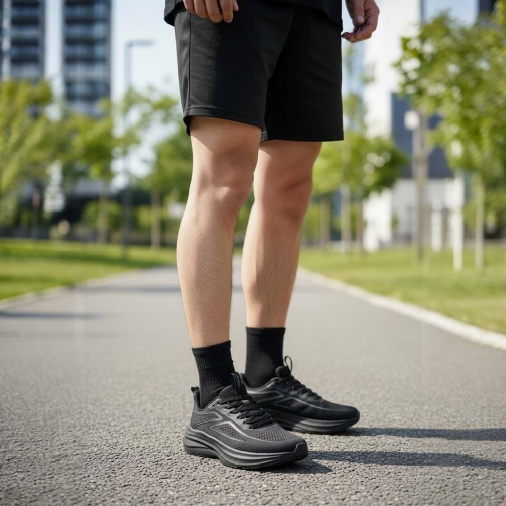 M.P Unisex Premium Koşu Ayakkabısı S6716 - Siyah - 40