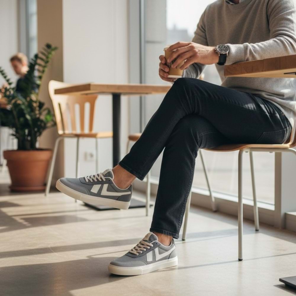 M.P Erkek Sports Casual Günlük Ayakkabı 6574FM - Füme - 40