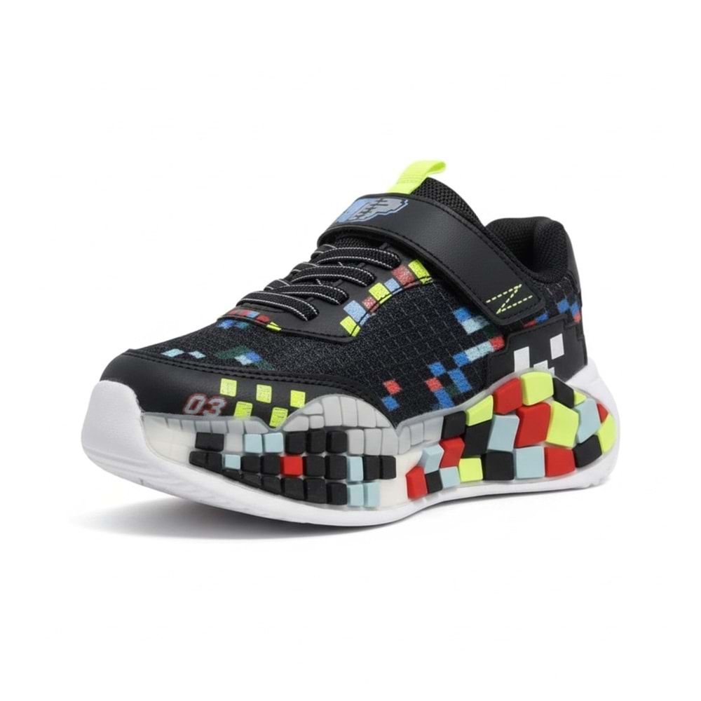 B3 Craft Çocuk Spor Ayakkabı SR3609 - Siyah - 33