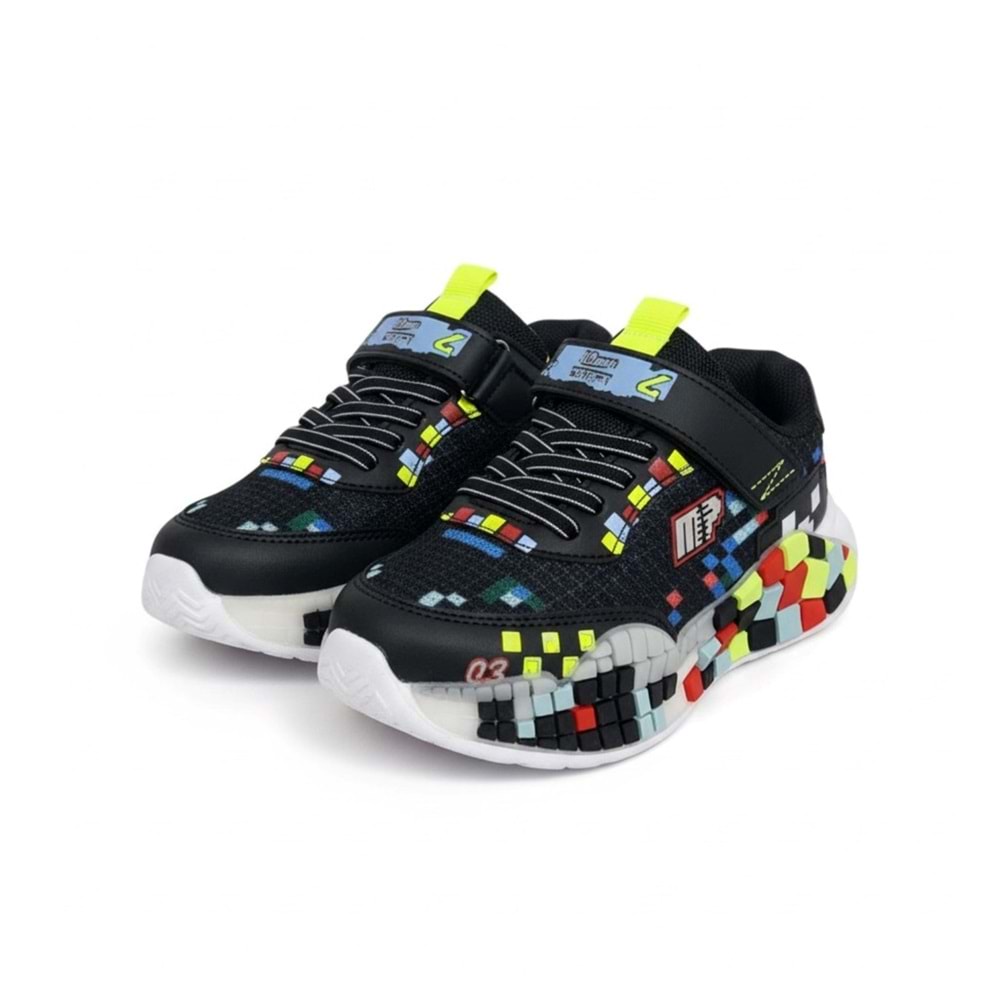 B3 Craft Çocuk Spor Ayakkabı SR3609 - Siyah - 33