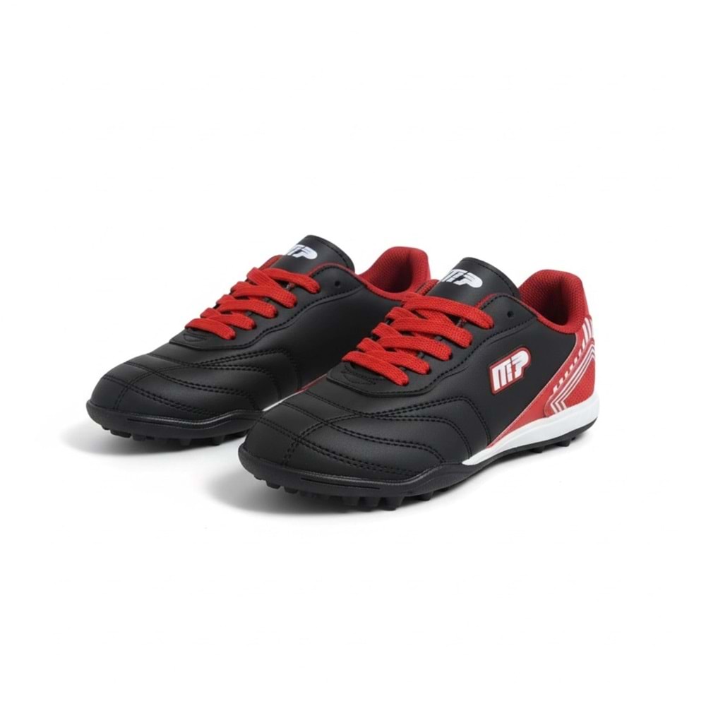 Çocuk Halı Saha Ayakkabısı 6602SK - Siyah-Kırmızı - 33