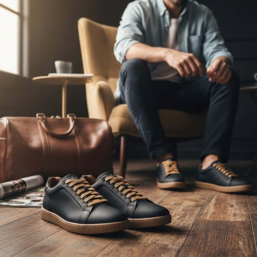 Erkek Premium Deri Ayakkabı 6167 - Siyah - 41