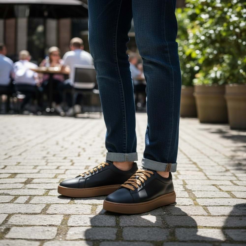 Erkek Premium Deri Ayakkabı 6167 - Siyah - 41