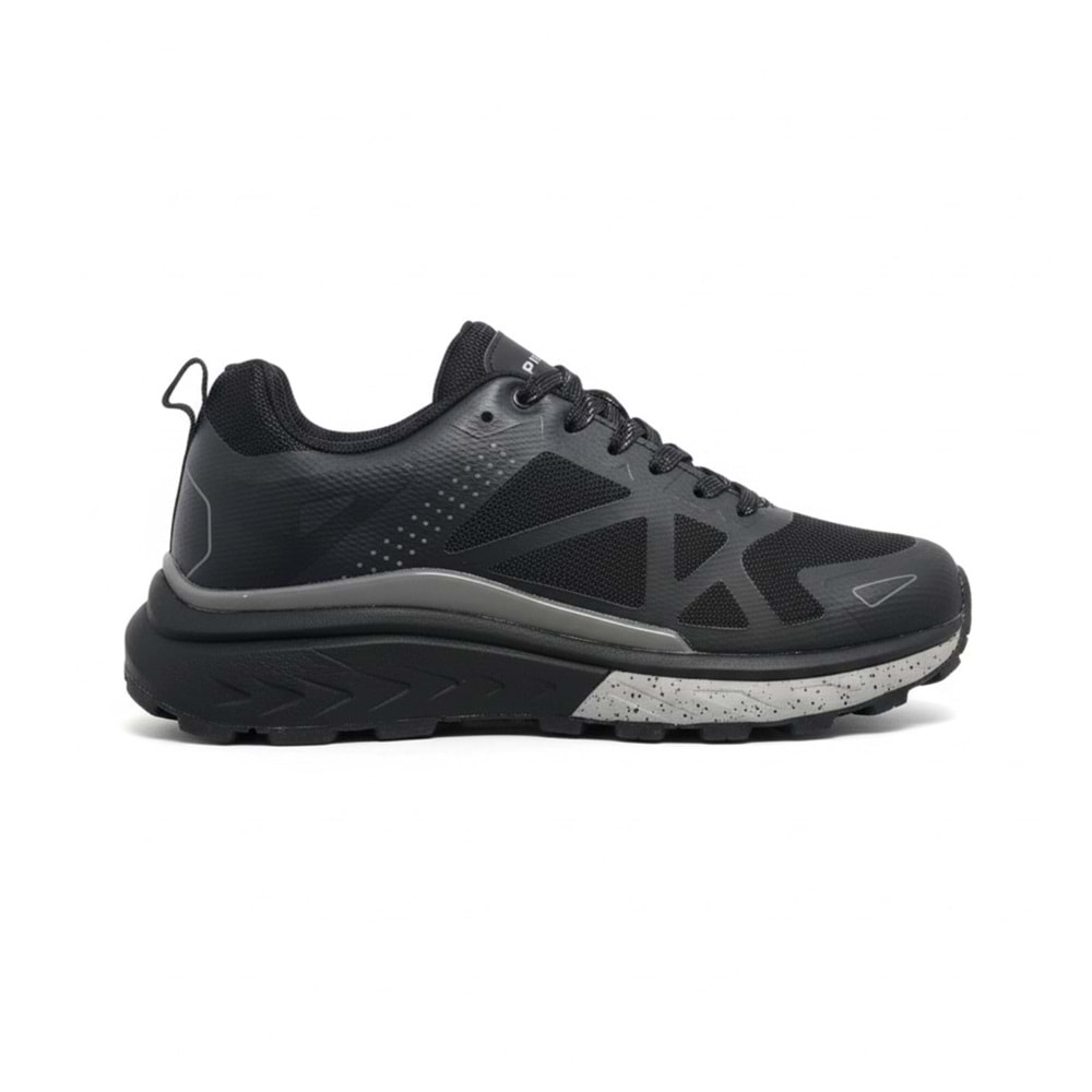 M.P Erkek Water Resistans Trekking Spor Ayakkabı SG6108 - Siyah-Gri - 43