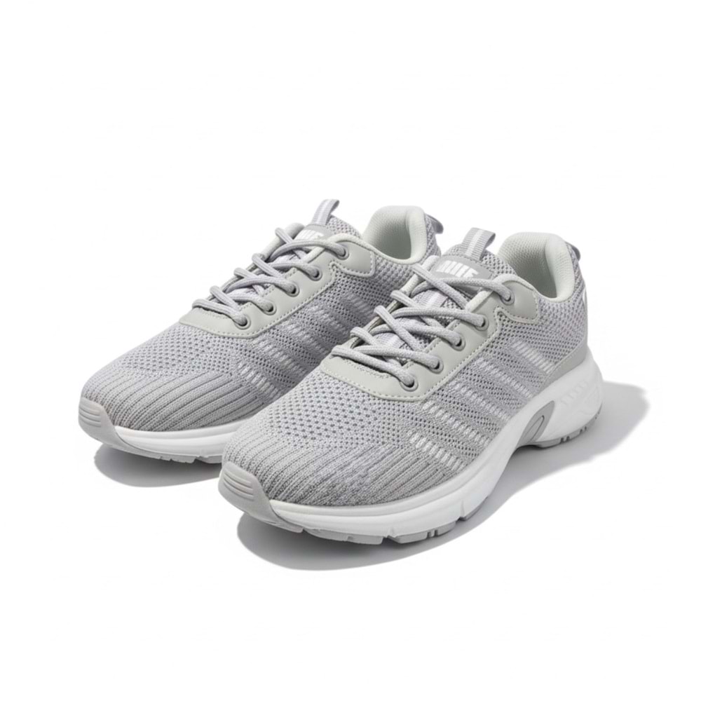 M.P Kadın Örgü Spor Ayakkabı 251-2301 - Gri - 38