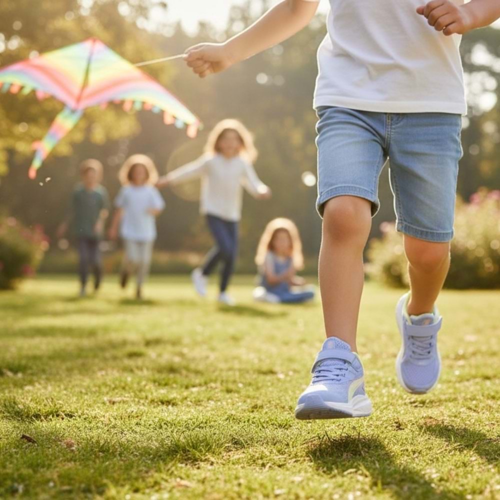 Puma Skyrocket 2 Ac+ Çocuk Spor Ayakkabı 31241410 - A.Mavi - 32