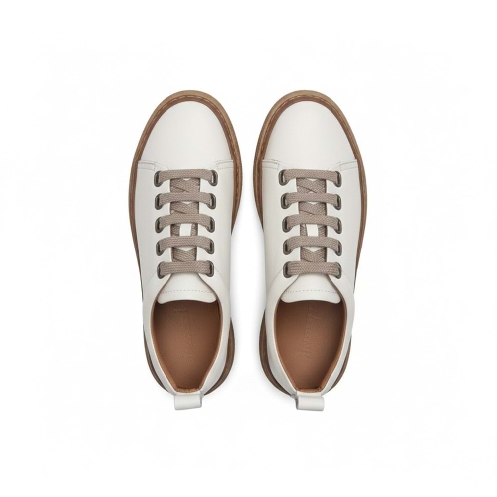 Kadın Deri Casual Günlük Ayakkabı 7750-LX - Krem - 37