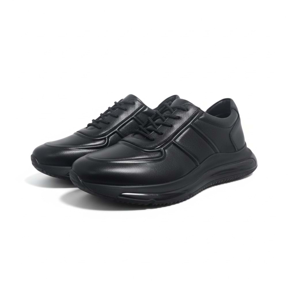 Erkek Deri Casual Comfort Ayakkabı 5046 - Siyah - 44