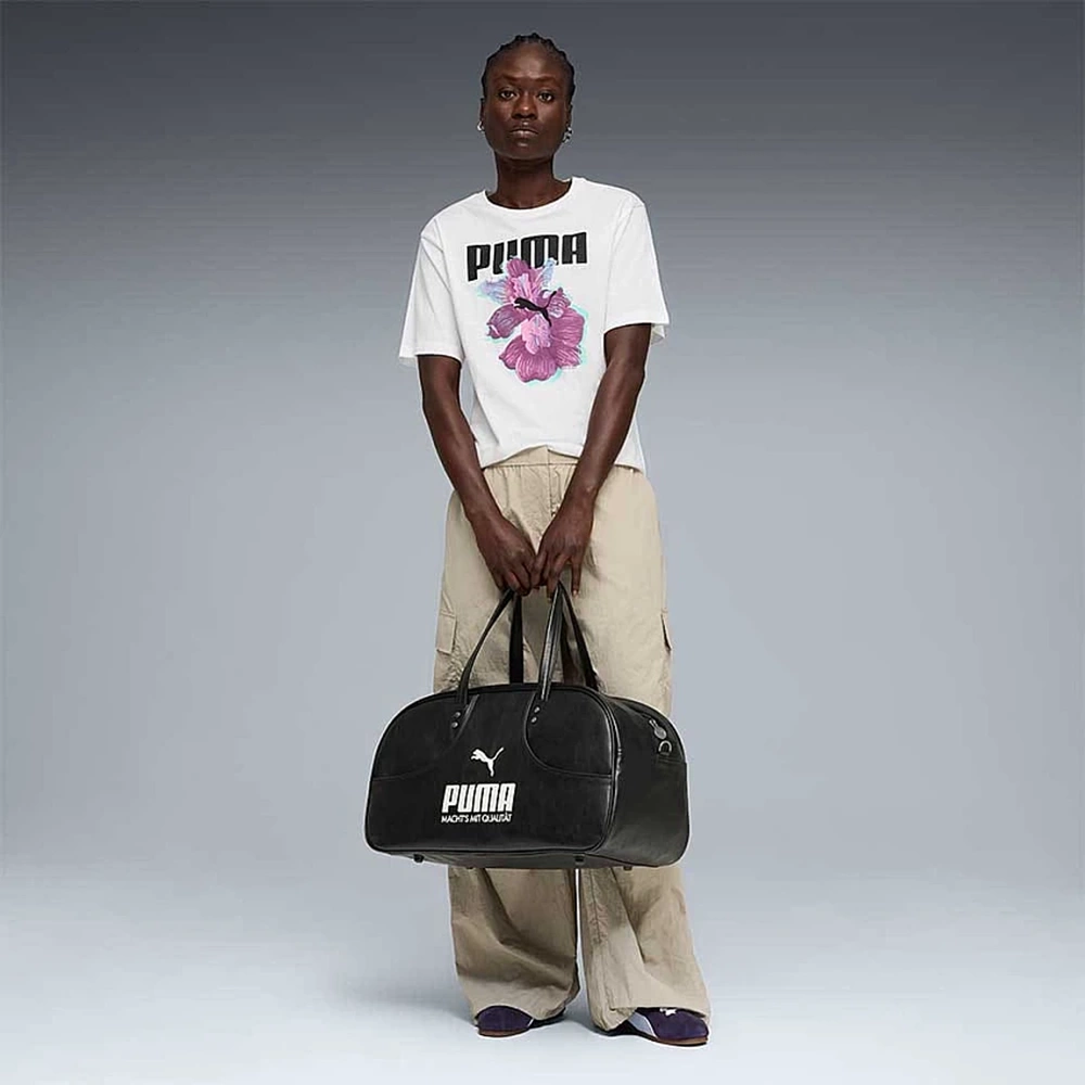Puma Kadın Graphics Relaxed Tee Tshirt 69190802 - Beyaz - L