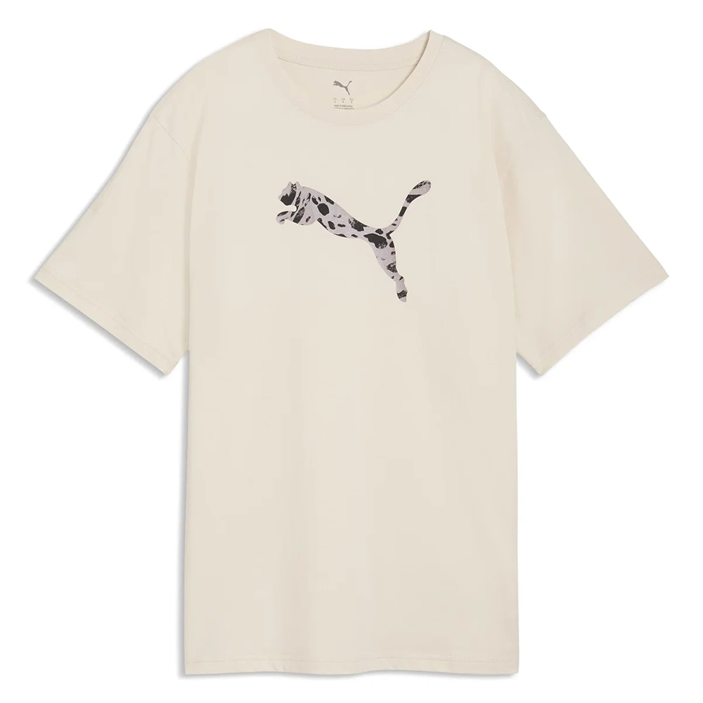 Puma Ess Graphic Animel Tee Kadın Tshirt 69182187 - Bej - M