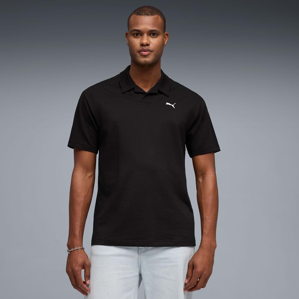 Puma Ess Elevated Erkek Tshirt 692560 01 - Siyah - S