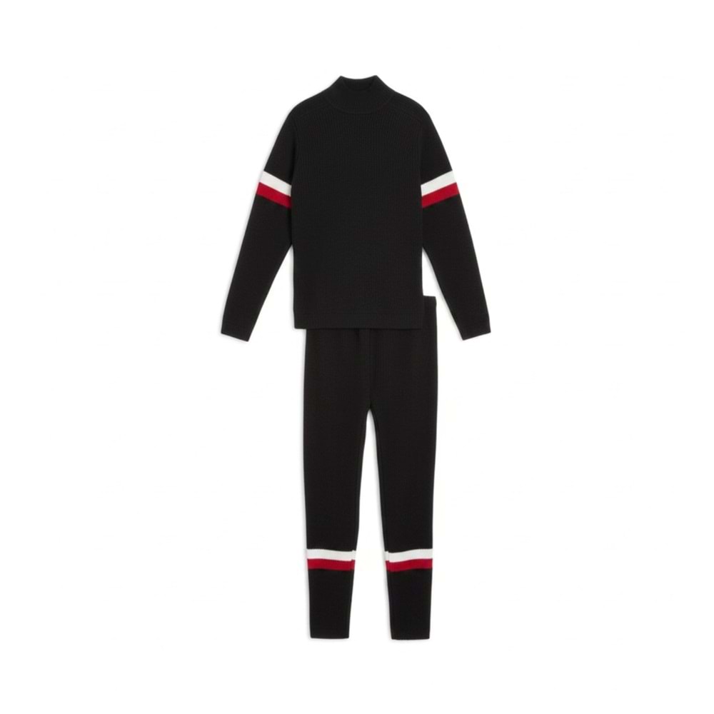 Puma İndividualRise Çocuk Eşofman Takımı 65899790 - Siyah - 7-8 YAŞ/128