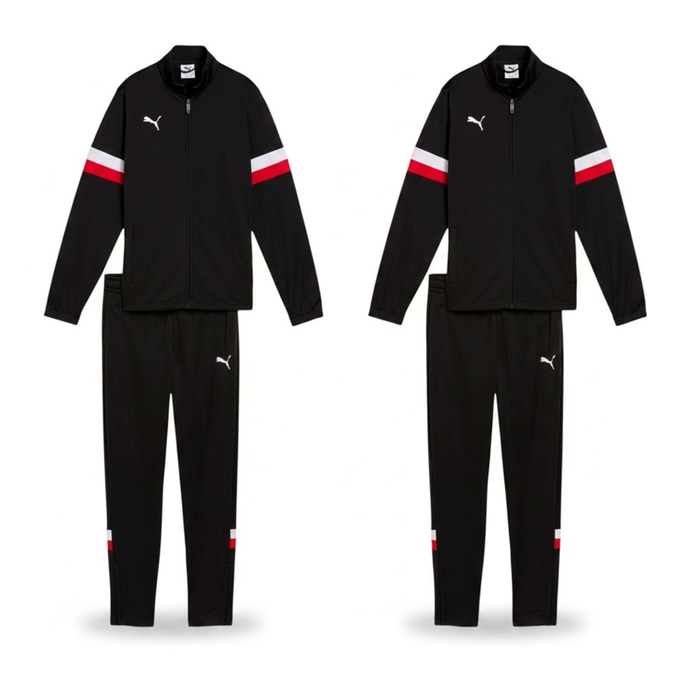 Puma İndividualRise Çocuk Eşofman Takımı 65899790 - Siyah - 7-8 YAŞ/128